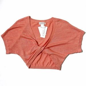L SPACE Riley front twist top